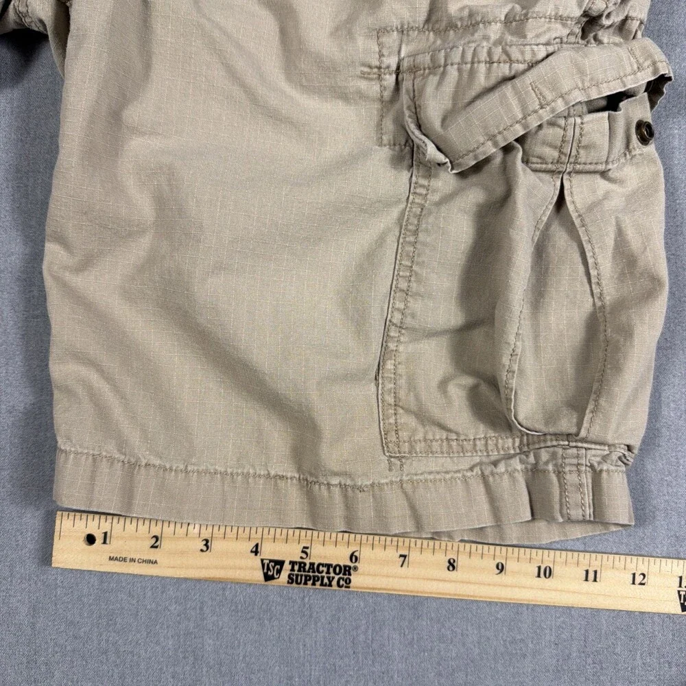 Polo Jeans Co Ralph Lauren Cargo Shorts Mens Sz 34  Military Ripstop - Picture 5 of 8